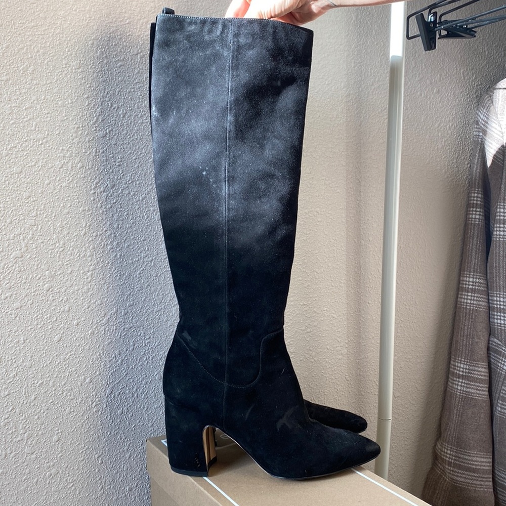 Sam Edelman knee high suede boots